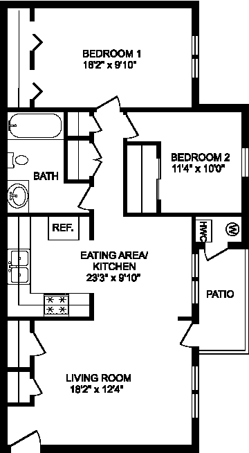 Orchard Park Apts. Two Bedroom